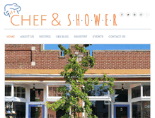 Tablet Screenshot of chefandshower.com